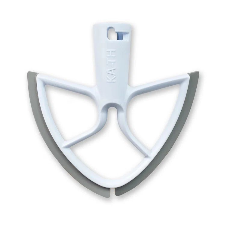 White and Gray Plastic BeaterBlade for KitchenAid Tilt-Head Mixers
