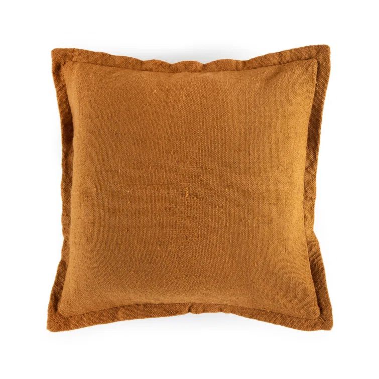 Marigold Square Reversible Indoor/Outdoor Throw Pillow
