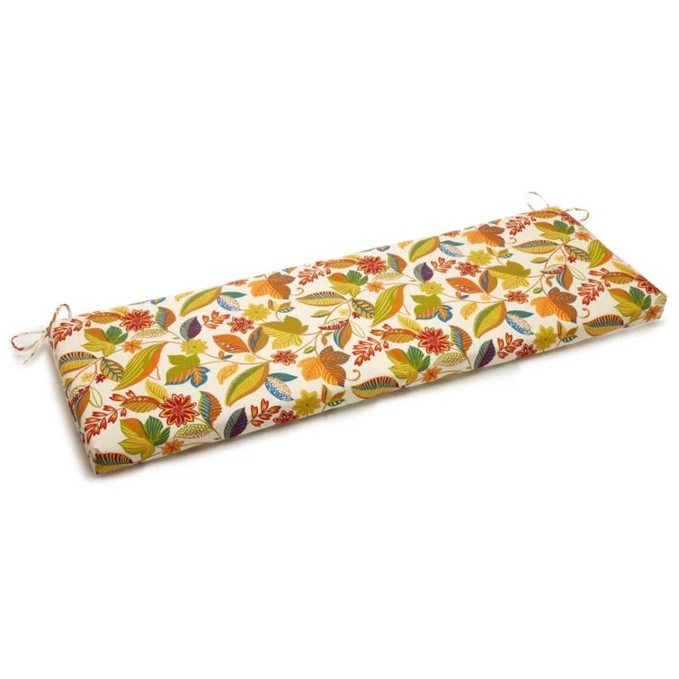 Skyworks Multicolor Outdoor Polyester Bench Cushion, 57" x 19"