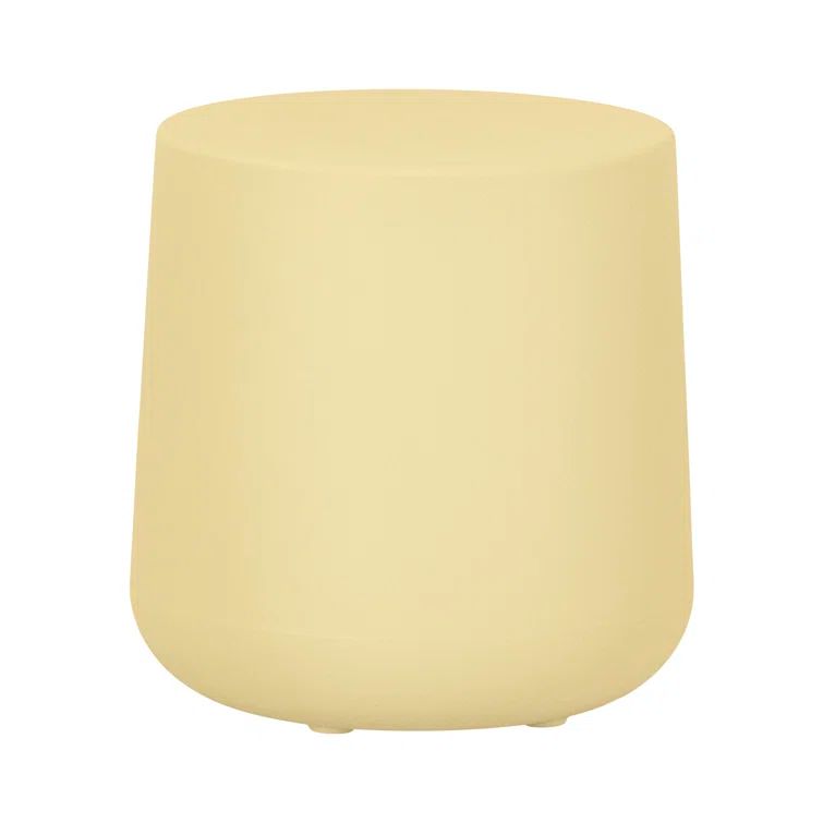 Dalya 15.75'' Yellow Polyethylene Outdoor Side Table