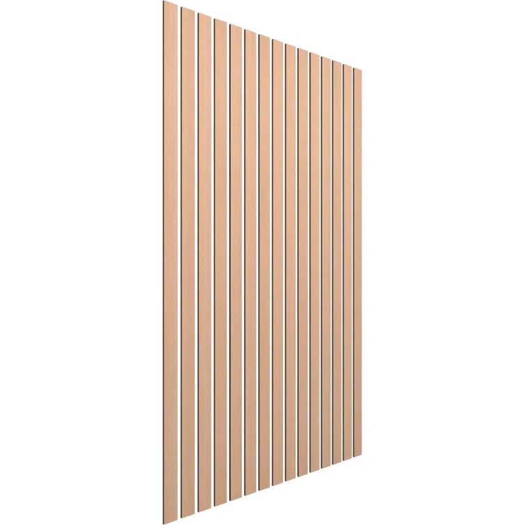 Alder Wood Adjustable Slat Wall Panel Kit, 94" Height