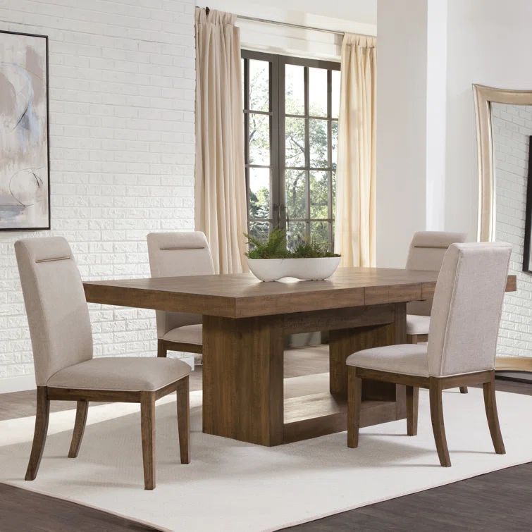 Garland Light Brown 5-Piece Extendable Dining Set