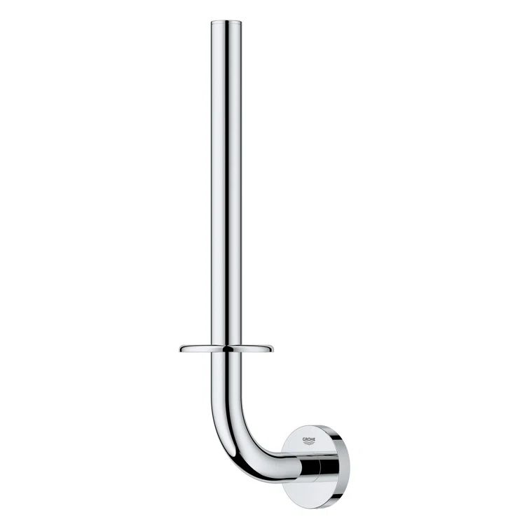 Chrome Metal Wall Mount Toilet Paper Holder
