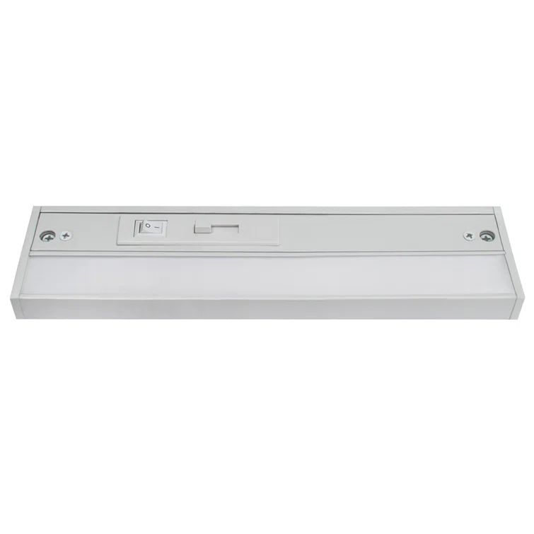 Haley 9'' White Aluminum LED Under Cabinet Light Bar