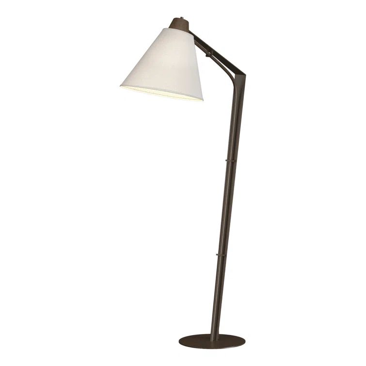 Edison Bronze Natural Anna 1-Light LED Floor Lamp
