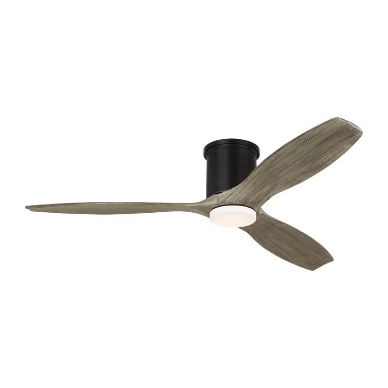 Amarillis 52'' Light Gray Weathered Oak Ceiling Fan with LED Lights