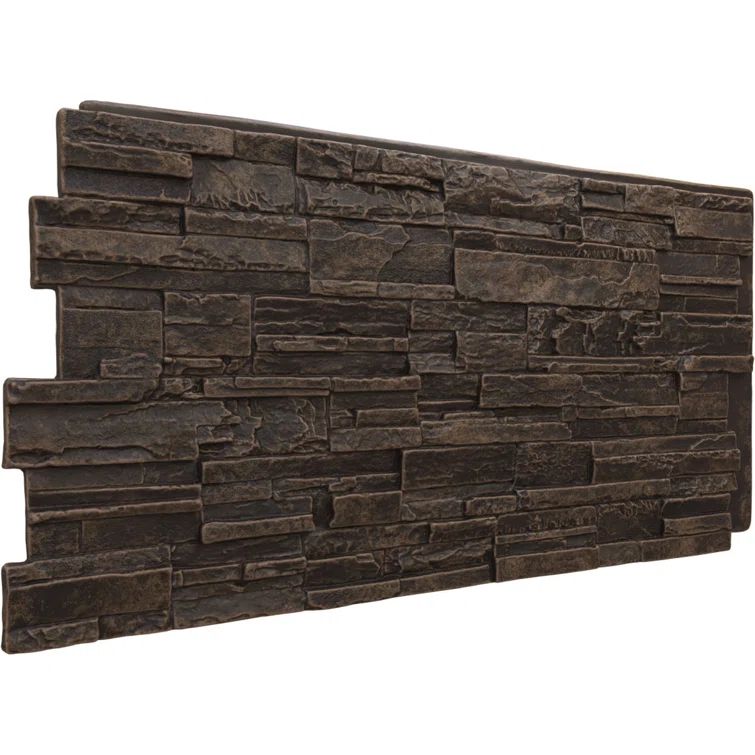 Alder Creek Faux Stone Siding Panel, 48" x 24"