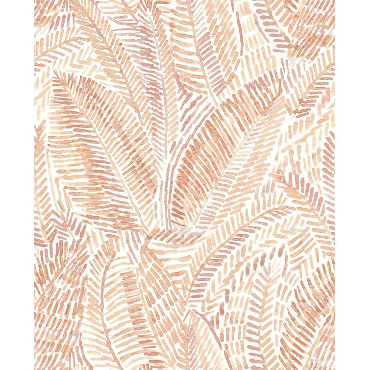 Fildia Tropical Orange Non-Woven Wallpaper Roll