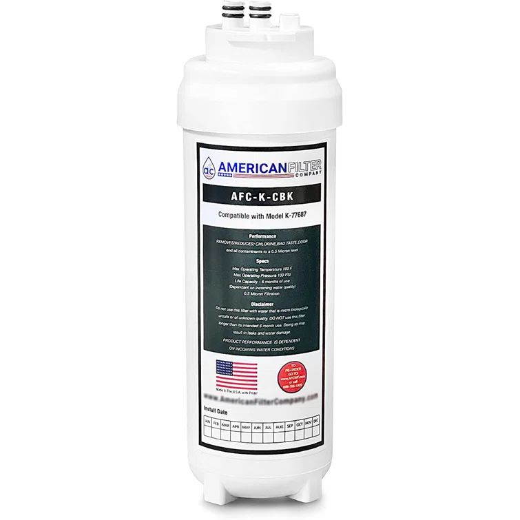 AFC Black Under Sink Replacement Water Filter