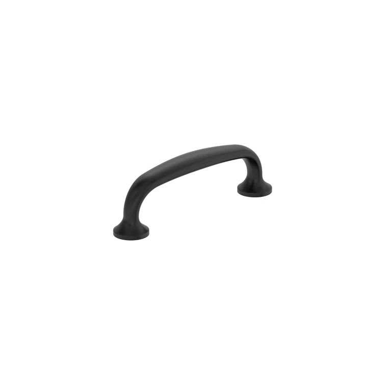Matte Black Traditional Cabinet Bar Pull with Mounting Hardware