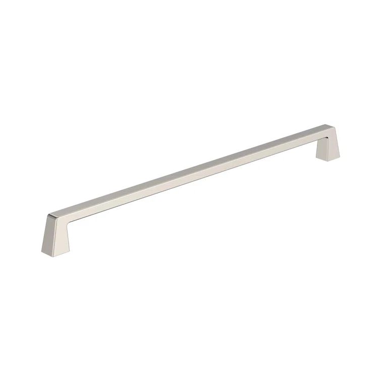 Polished Nickel Modern Cabinet Bar Pull with Mounting Hardware