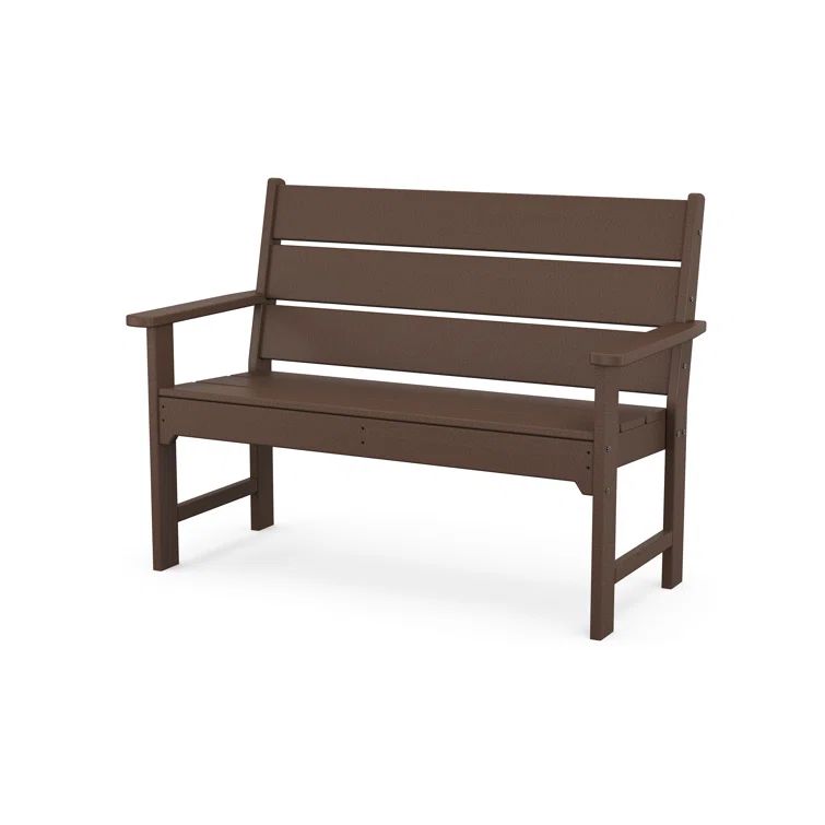 Mahogany Weather-Resistant 48" Outdoor Garden Bench