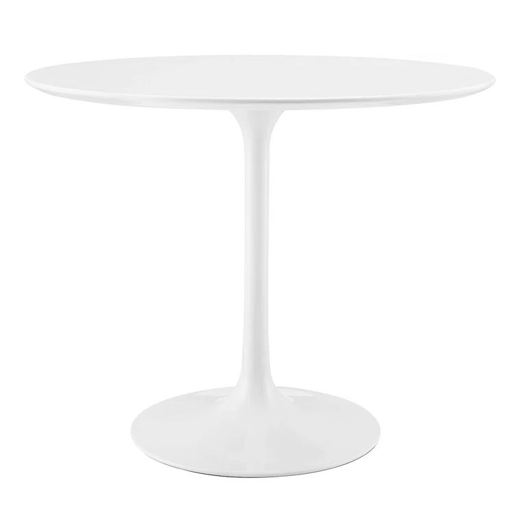 Lippa 36" Round White Top Wood Dining Table