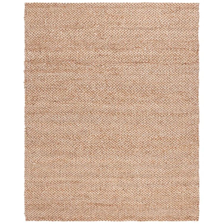 Natural Elegance 8' x 10' Hand-Knotted Wool and Synthetic Blend Area Rug
