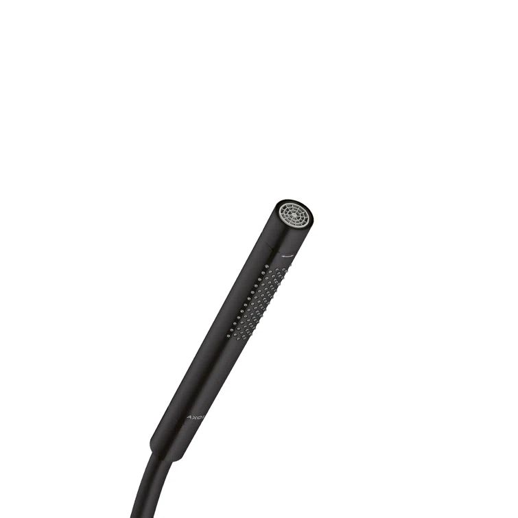 Matte Black Multi-Head Handheld Shower with Rain and Jet Modes