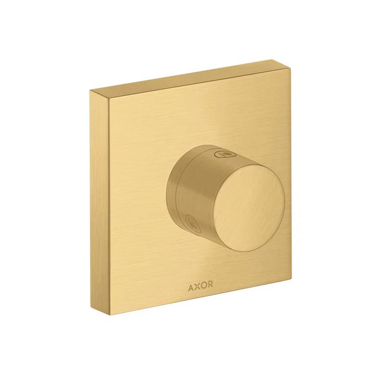 Axor Brushed Gold Optic Modern Diverter Valve Trim