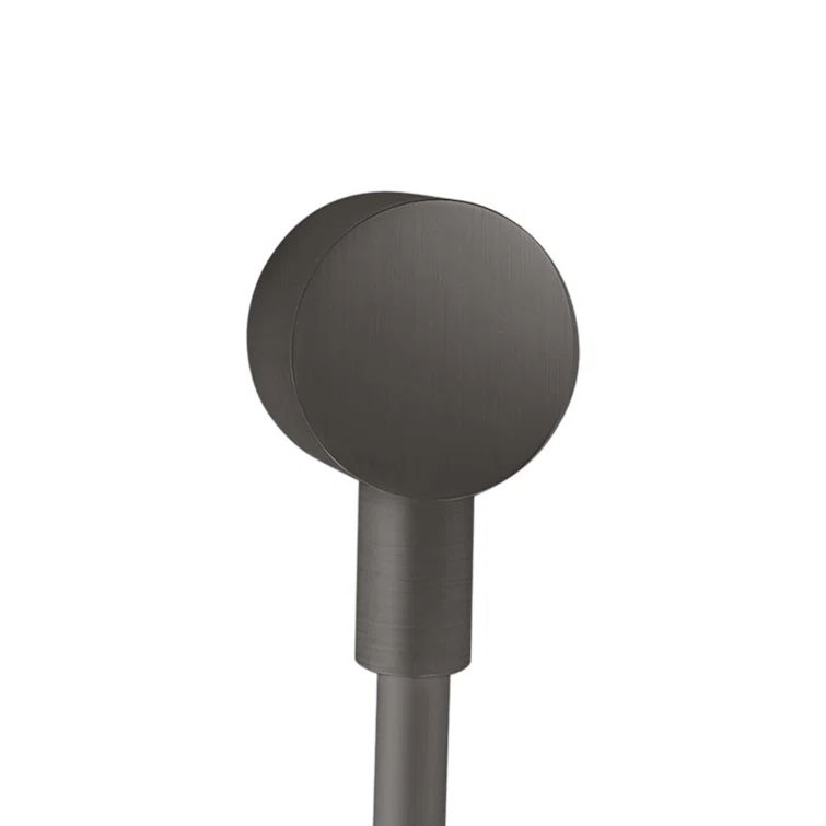 Brushed Black Chrome Wall Outlet for Handheld Shower