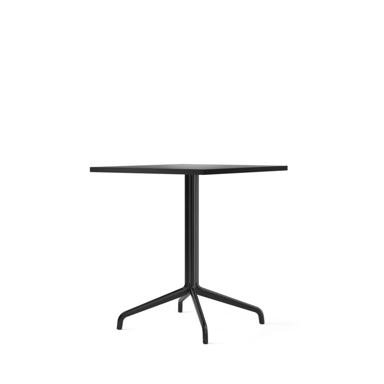 Charcoal Linoleum and Marble Extendable Counter Height Dining Table