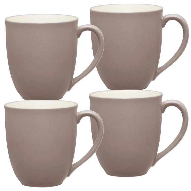 Clay Ceramic 12 oz. Microwave Safe Mug Set