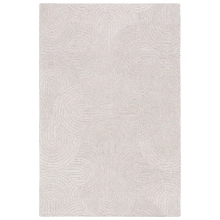 Chatham Gray Hand-Tufted Wool Reversible Rug 8' x 10'
