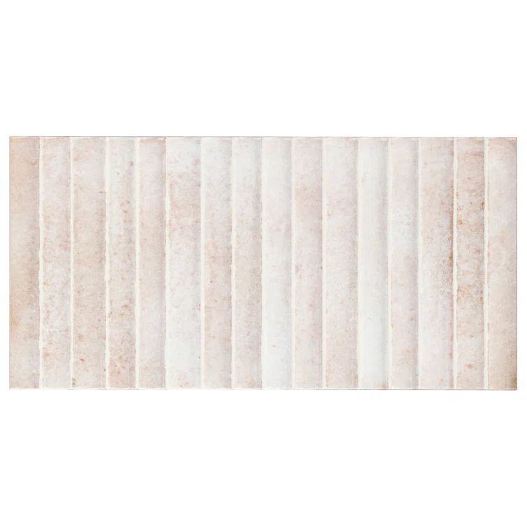 Hills 6" x 12" Glossy White Ceramic Subway Wall Tile