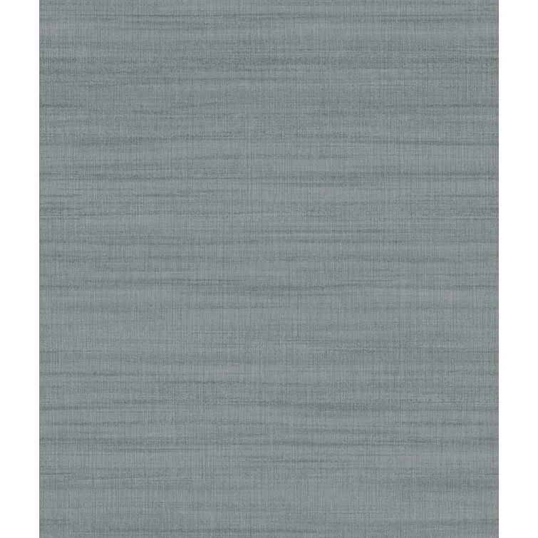 Blue Denim Textured Pre-pasted Washable Wallpaper