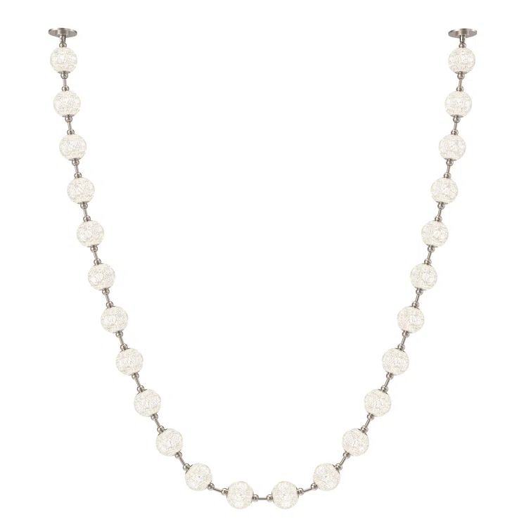 Marni Polished Nickel 20-Light LED Pendant