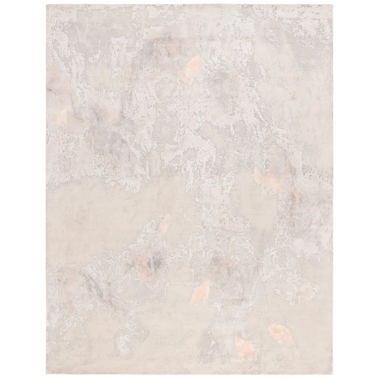 Tribeca Gray Hand-Knotted Wool 10' x 14' Rug
