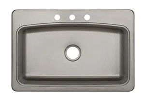 32.94'' Stainless Steel Single Bowl Drop-In Kitchen Sink