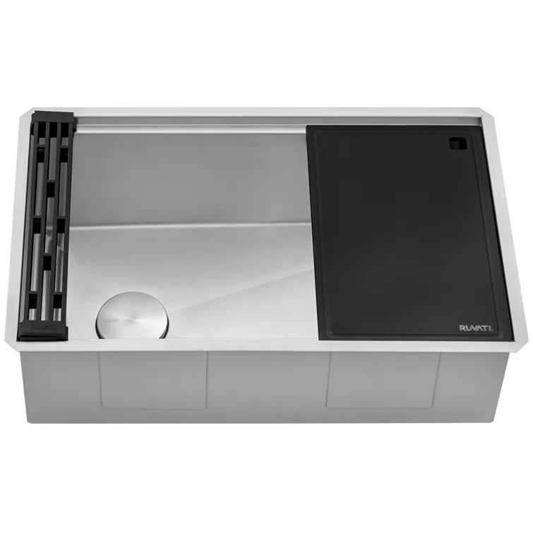 Ruvati 27-inch Stainless Steel Workstation Kitchen Sink
