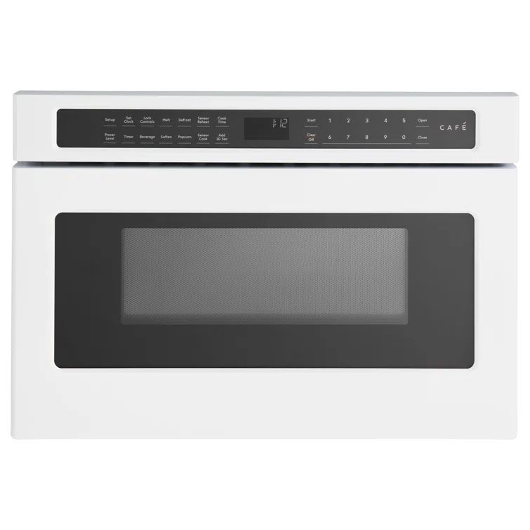 Matte White 24" Built-In Microwave Drawer with Sensor Cooking