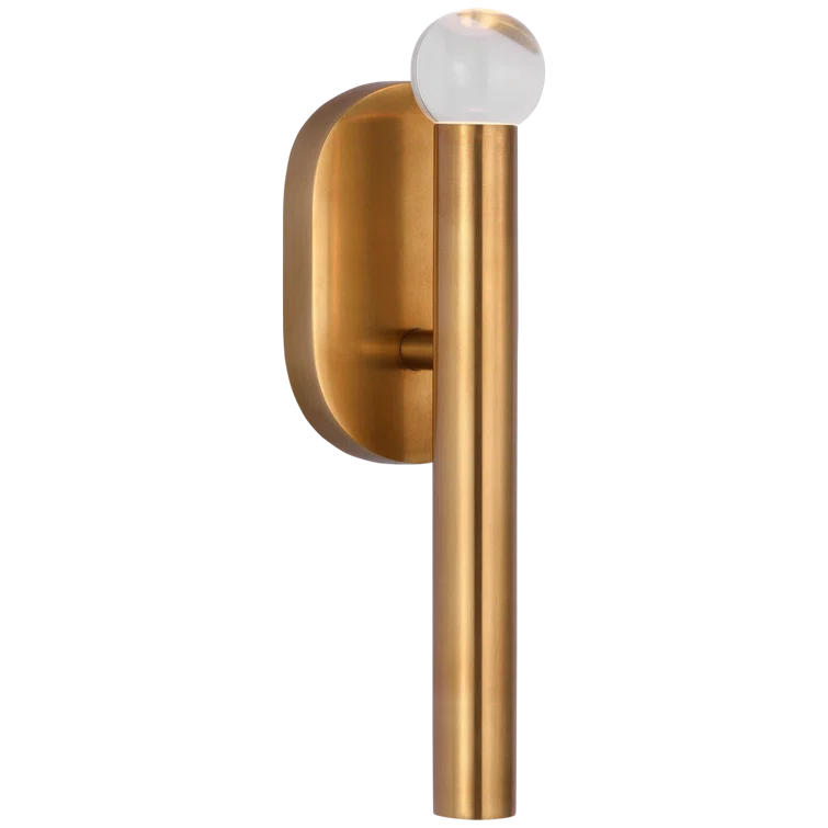 Antique Burnished Brass LED Wall Sconce