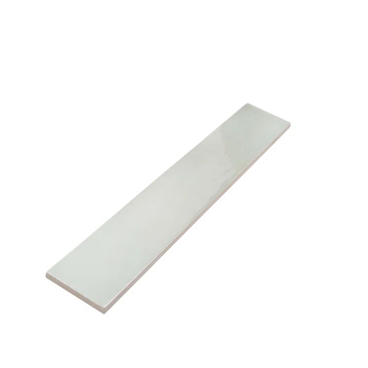 Tea Green Glossy Ceramic Subway Wall and Floor Tile