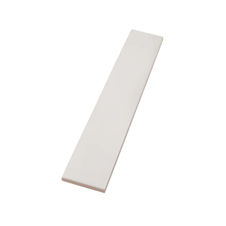 Ivory White Glossy Ceramic Subway Wall and Floor Tile