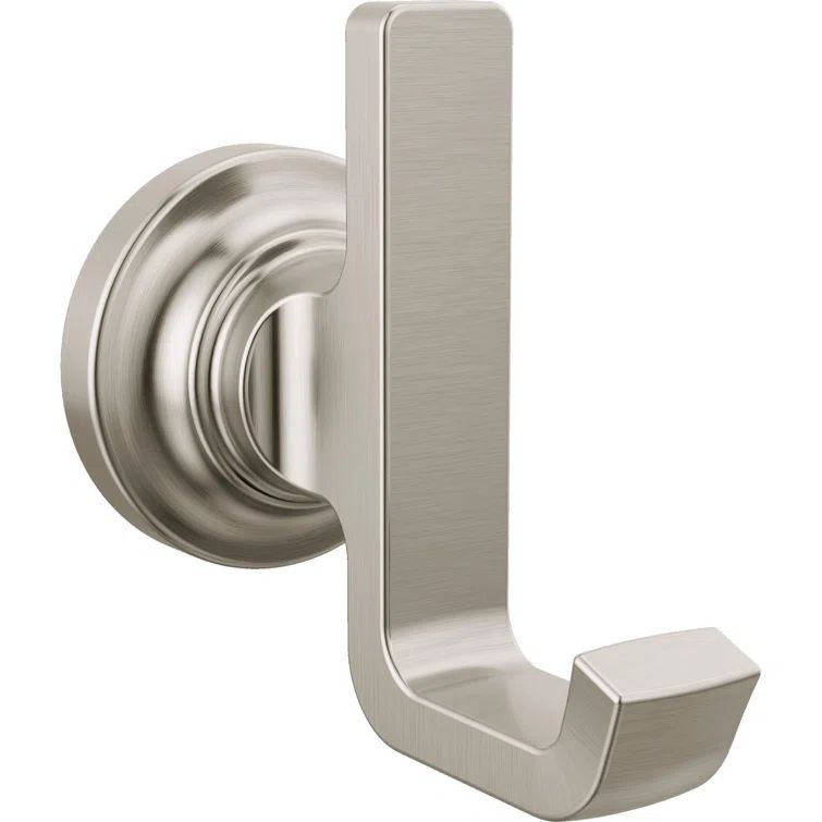 Stainless Steel Double Towel Hook with Sleek Design