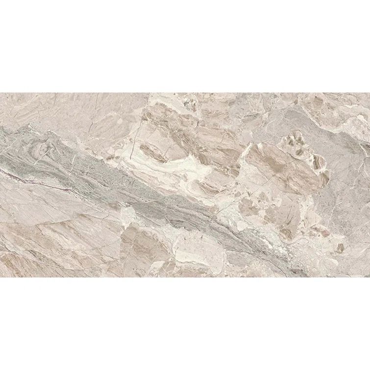 Splendor Large Matte Beige Porcelain Rectangular Tile