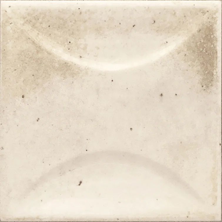 Antiek 3.94'' White Ceramic Beveled Wall Tile