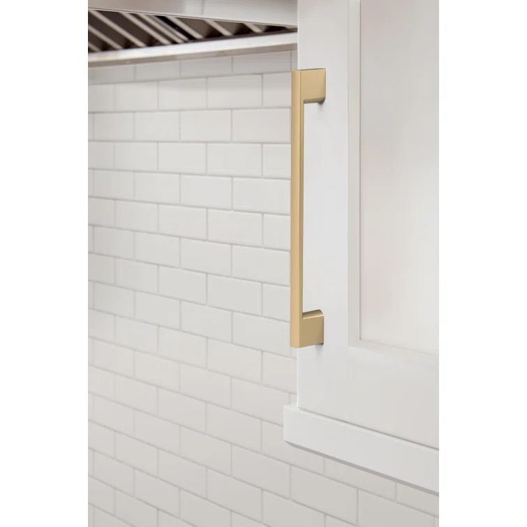 Champagne Bronze 6-5/16" Modern Cabinet Pulls with Mounting Hardware