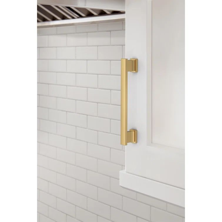 Champagne Bronze 5-1/16" Center-to-Center Cabinet Pulls, 10-Pack