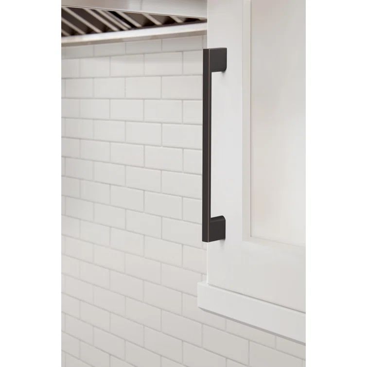 Oil Rubbed Bronze 7.38" Modern Cabinet Pull Bar