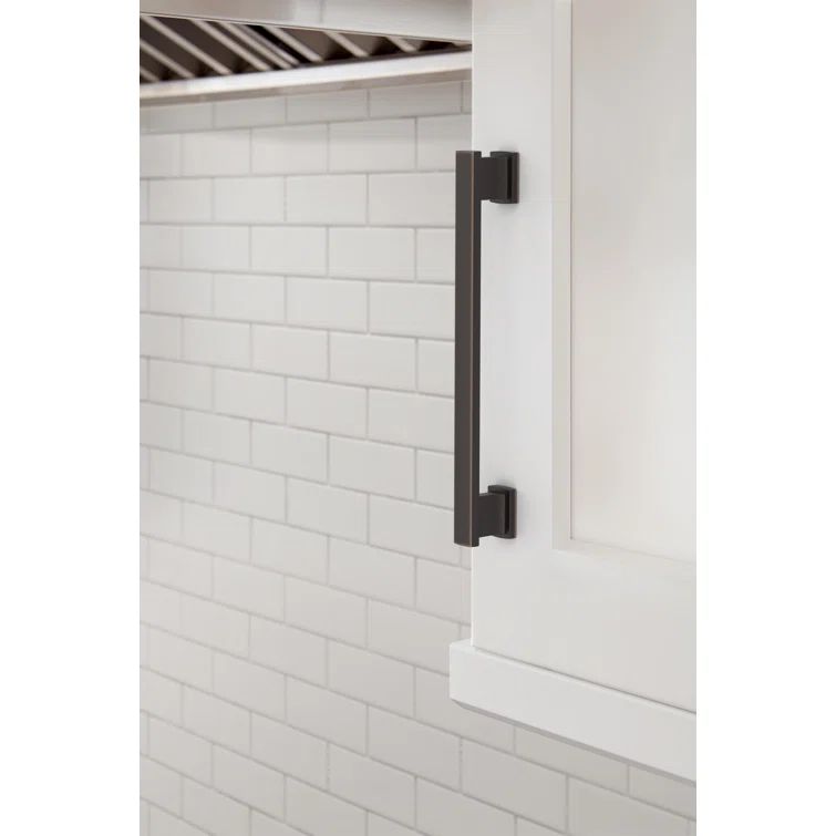 Oil Rubbed Bronze Modern Cabinet Pull Bar with Mounting Hardware