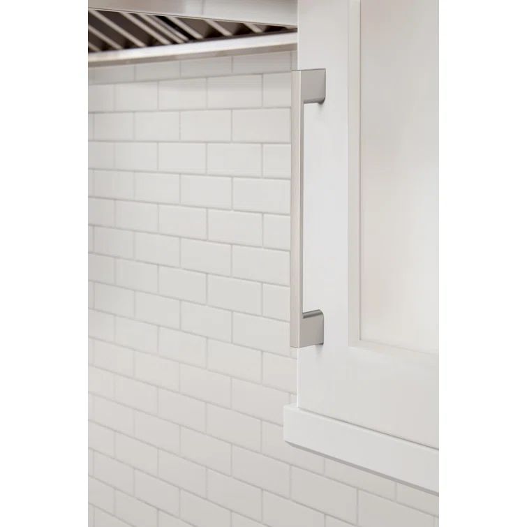 Satin Nickel 6-5/16 Inch Cabinet Pulls, 10 Pack