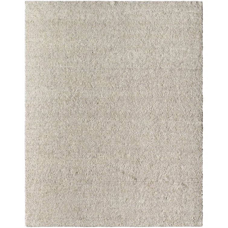 Wabi Sabi Gray Hand-Knotted Wool 2' x 3' Area Rug