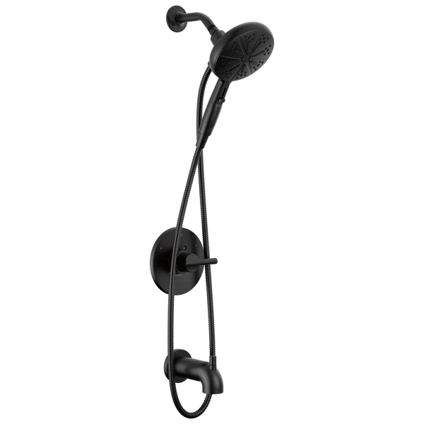 Matte Black Multi-Head Wall Mounted Shower System