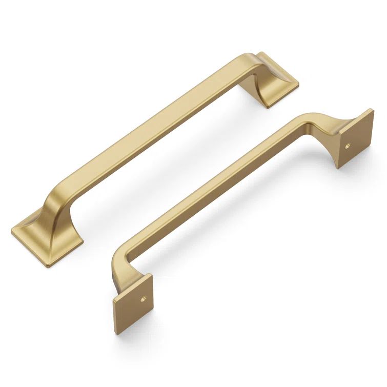 Champagne Bronze Modern Kitchen Cabinet Pulls, 5-1/16"