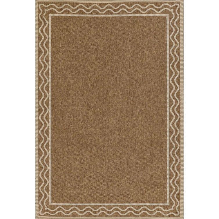 Natural Diamond Pattern Synthetic Rectangular Rug 2 ft x 3 ft