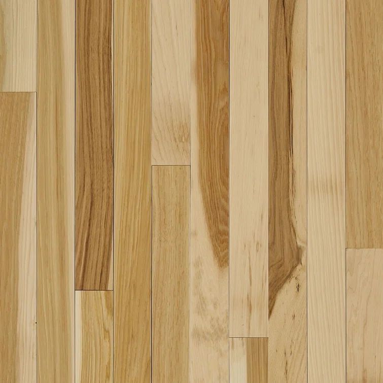 Natural Hickory Solid Hardwood Flooring Planks