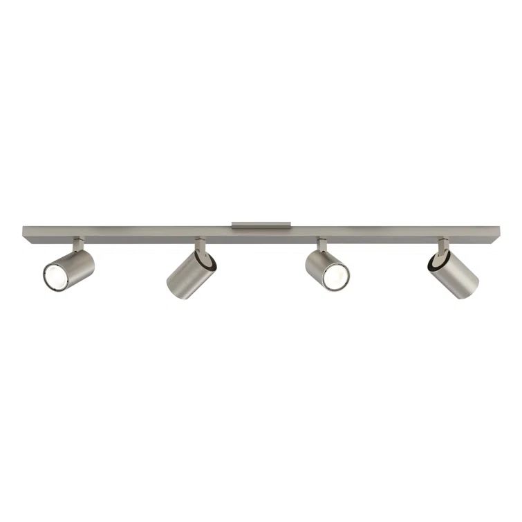 Ascoli Modern Matt Nickel 4-Light LED Ceiling Spotlight