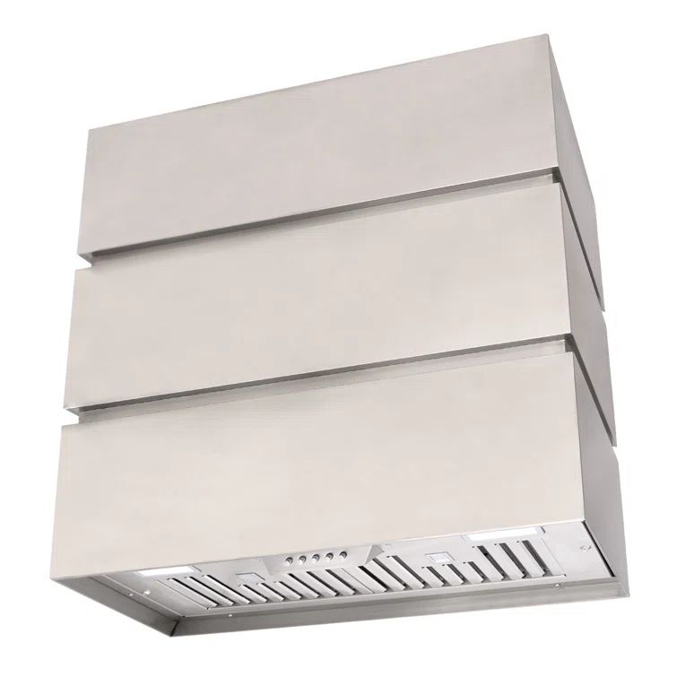 30-Inch Stainless Steel Wall Mounted Range Hood with Charcoal Filter