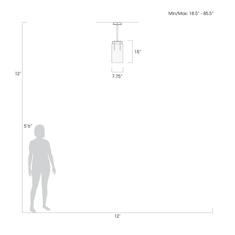 Modern Silver Glass LED Mini Pendant Light